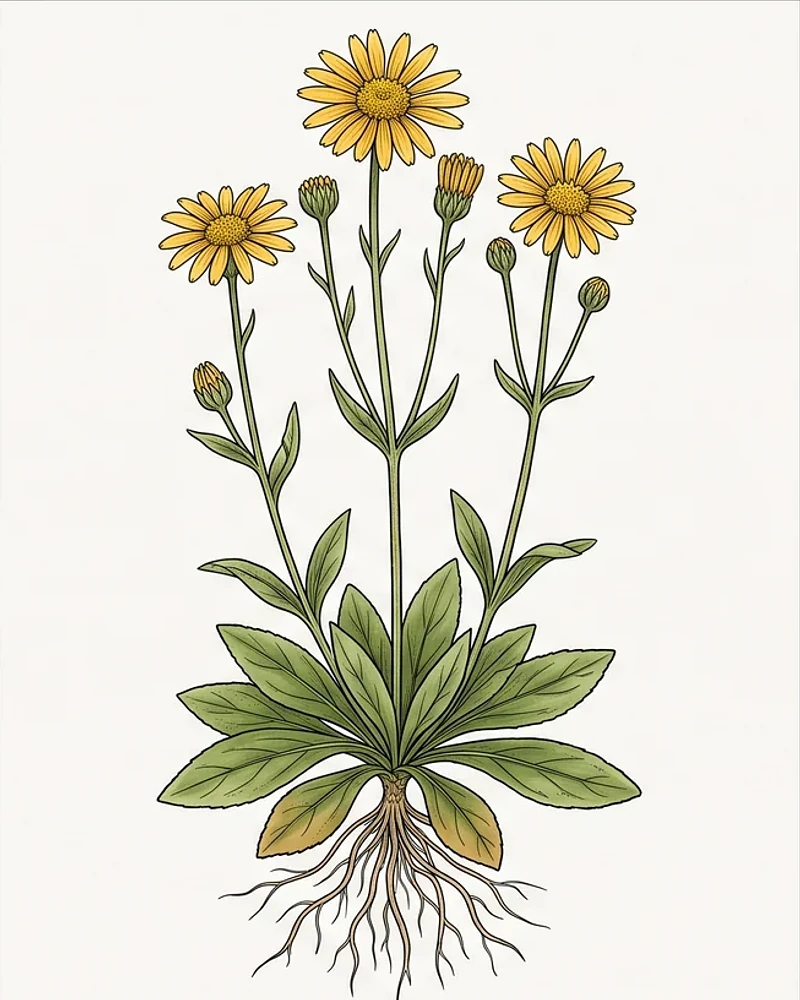 Hábito de Heterotheca inuloides
