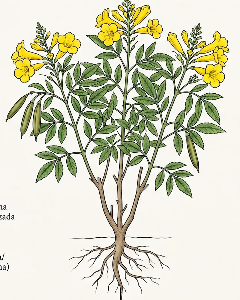 Hábito de Tecoma stans