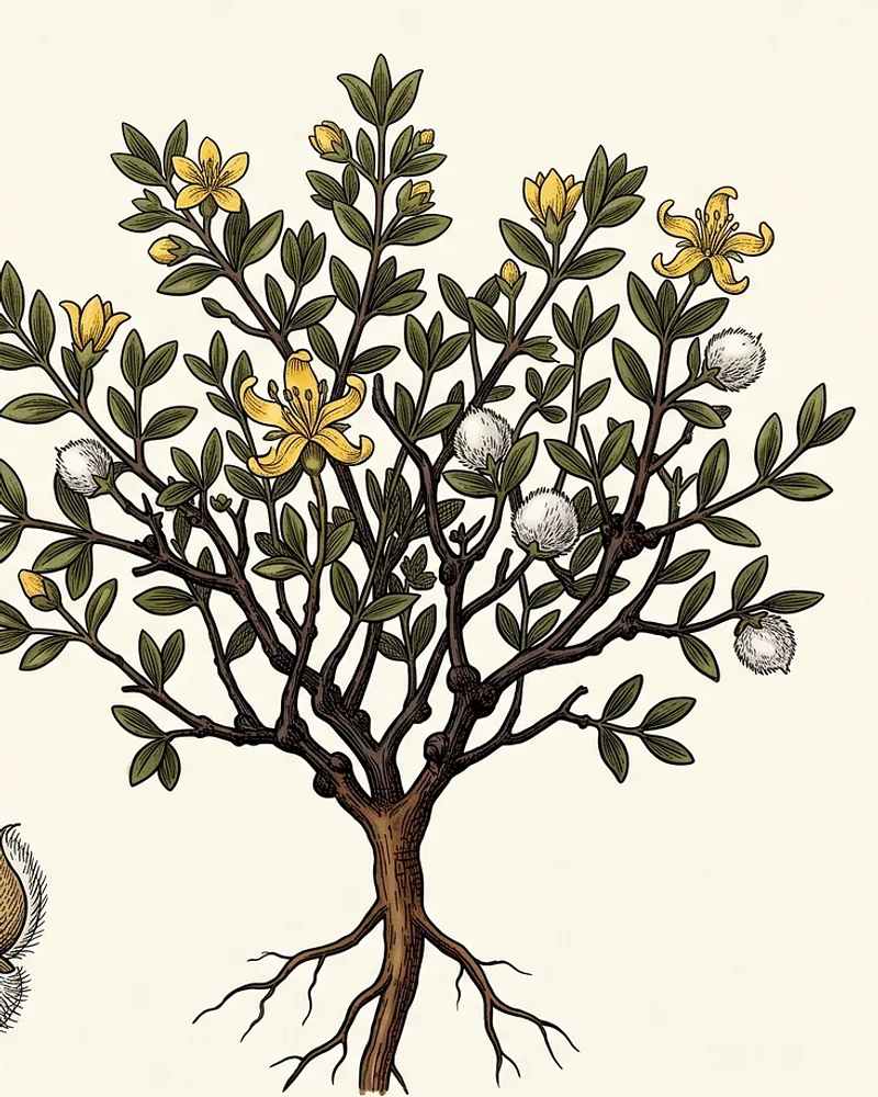 Planta completa de Larrea tridentata