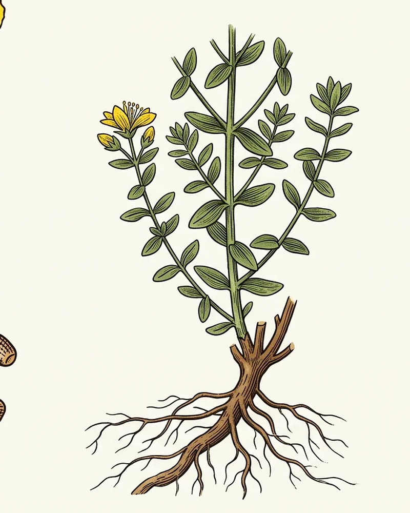 Planta completa de Hypericum perforatum L.